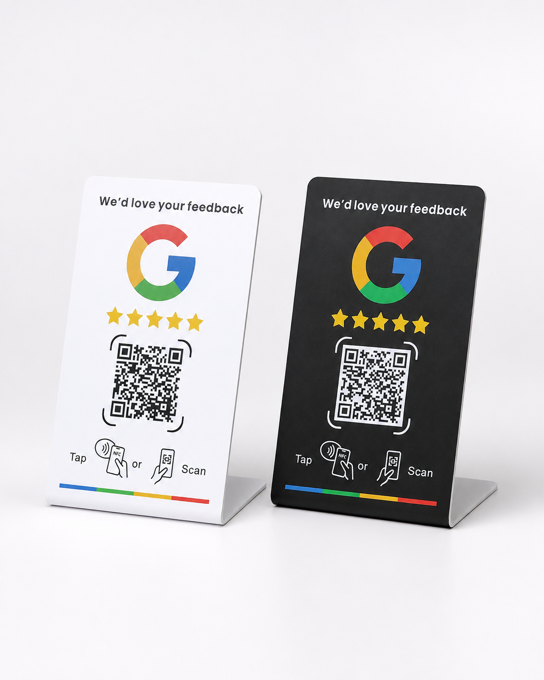 Google Review stand